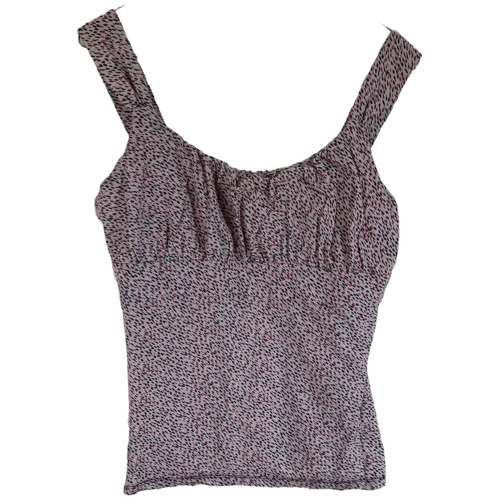 Ann Taylor Camisole with Yellow Pink and Blue Dots Women’s Size Large